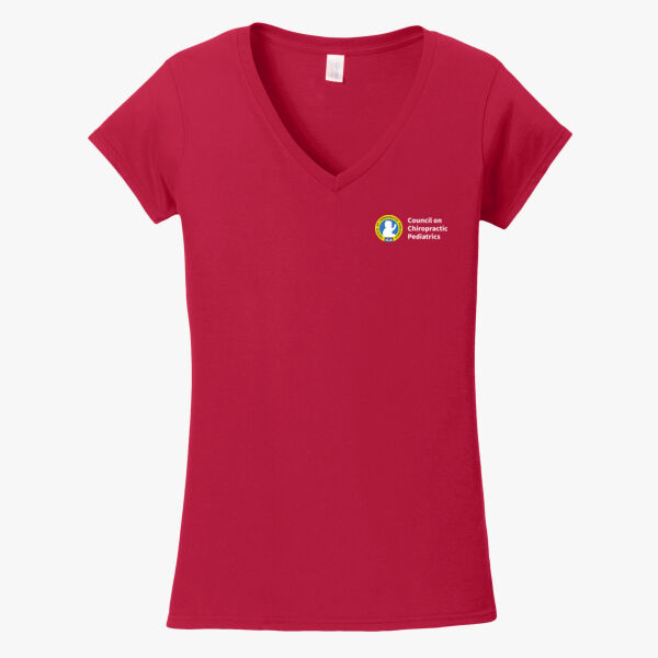 Softstyle Ladies' V-Neck Tee Thumbnail