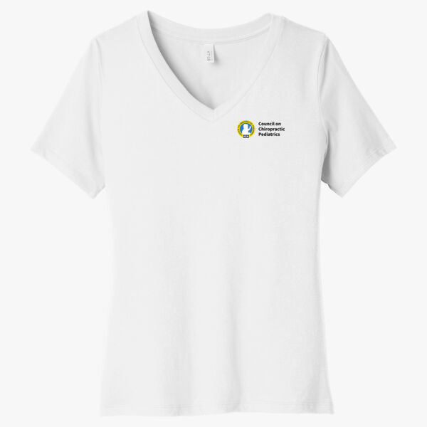 Women's Jersey Short Sleeve Deep V-Neck Tee Thumbnail