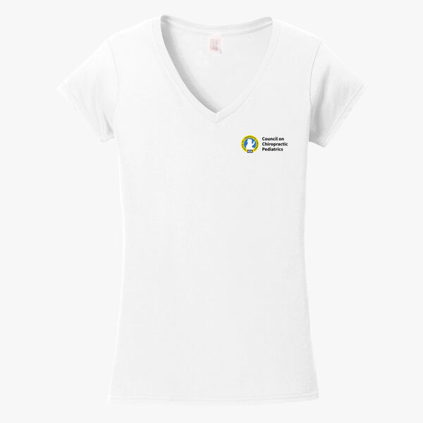 Softstyle Ladies' V-Neck Tee Thumbnail